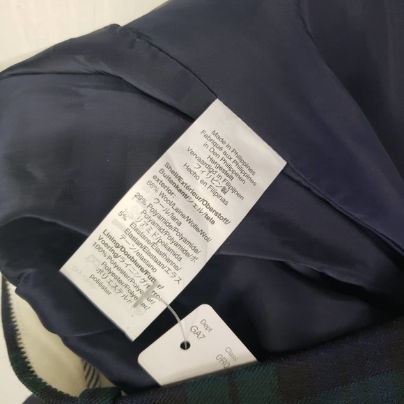 NEW J.Crew Cameron Plain Trousers‎ 00P Petite Blue Green NWT - Picture 6 of 8